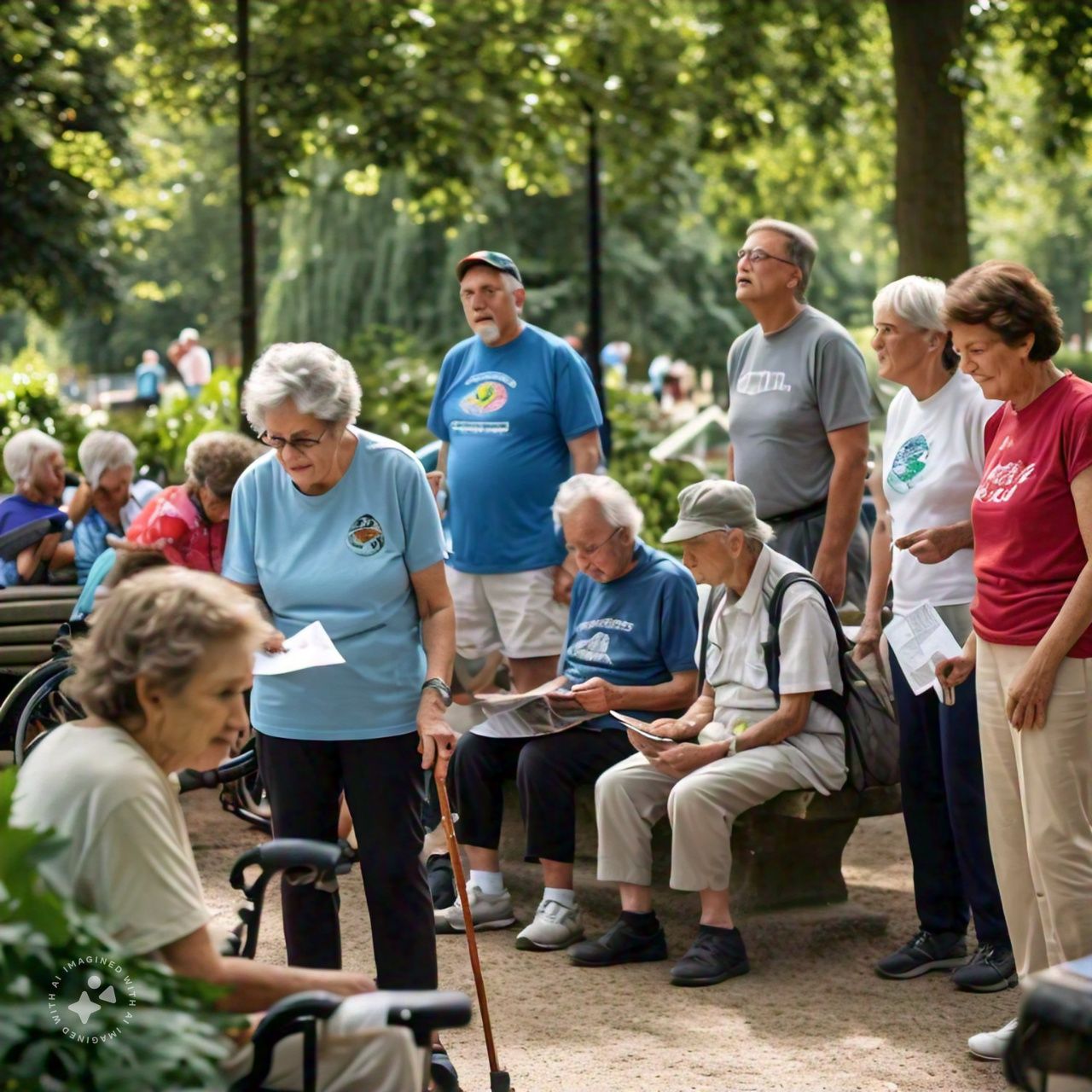 Older Adults enjoying community activities